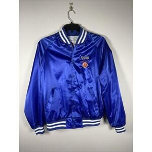 1980s Riviera Las Vegas “Pull for the GOLD” Vintage Satin Bomber Jacket XL Rare